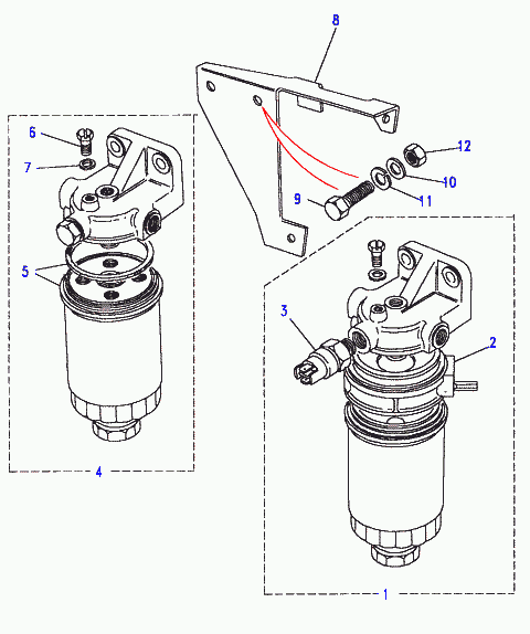 Land Rover AEU 2147L - Горивен филтър vvparts.bg