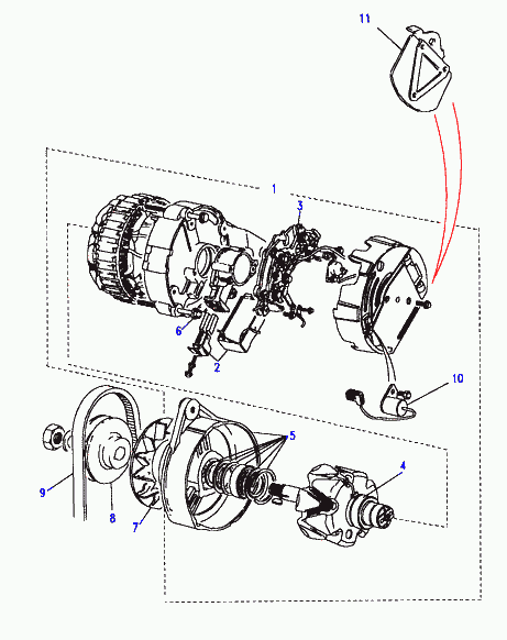 Land Rover ETC 7469 - Трапецовиден ремък vvparts.bg