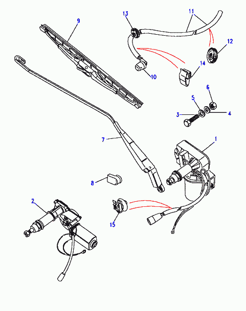 Land Rover AMR1806 - Перо на чистачка vvparts.bg