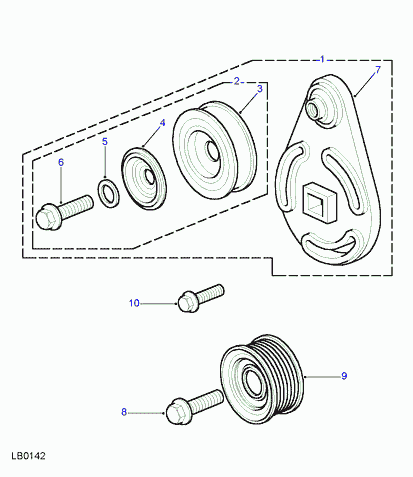 Land Rover ERR4543 - Компресор, климатизация vvparts.bg