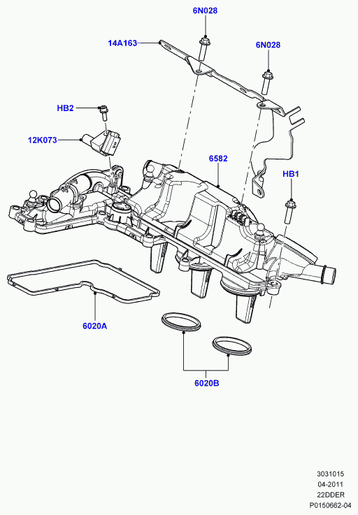 Land Rover LR016847 - Датчик, положение на разпределителния вал vvparts.bg