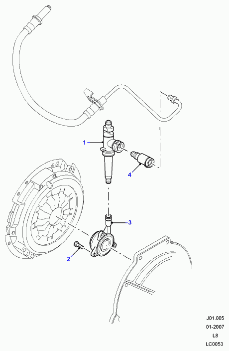 FORD LR019597 - Лагер помпа, съединител vvparts.bg