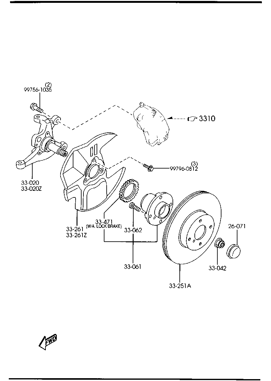 Mitsubishi N026-33-25XC - Спирачен диск vvparts.bg