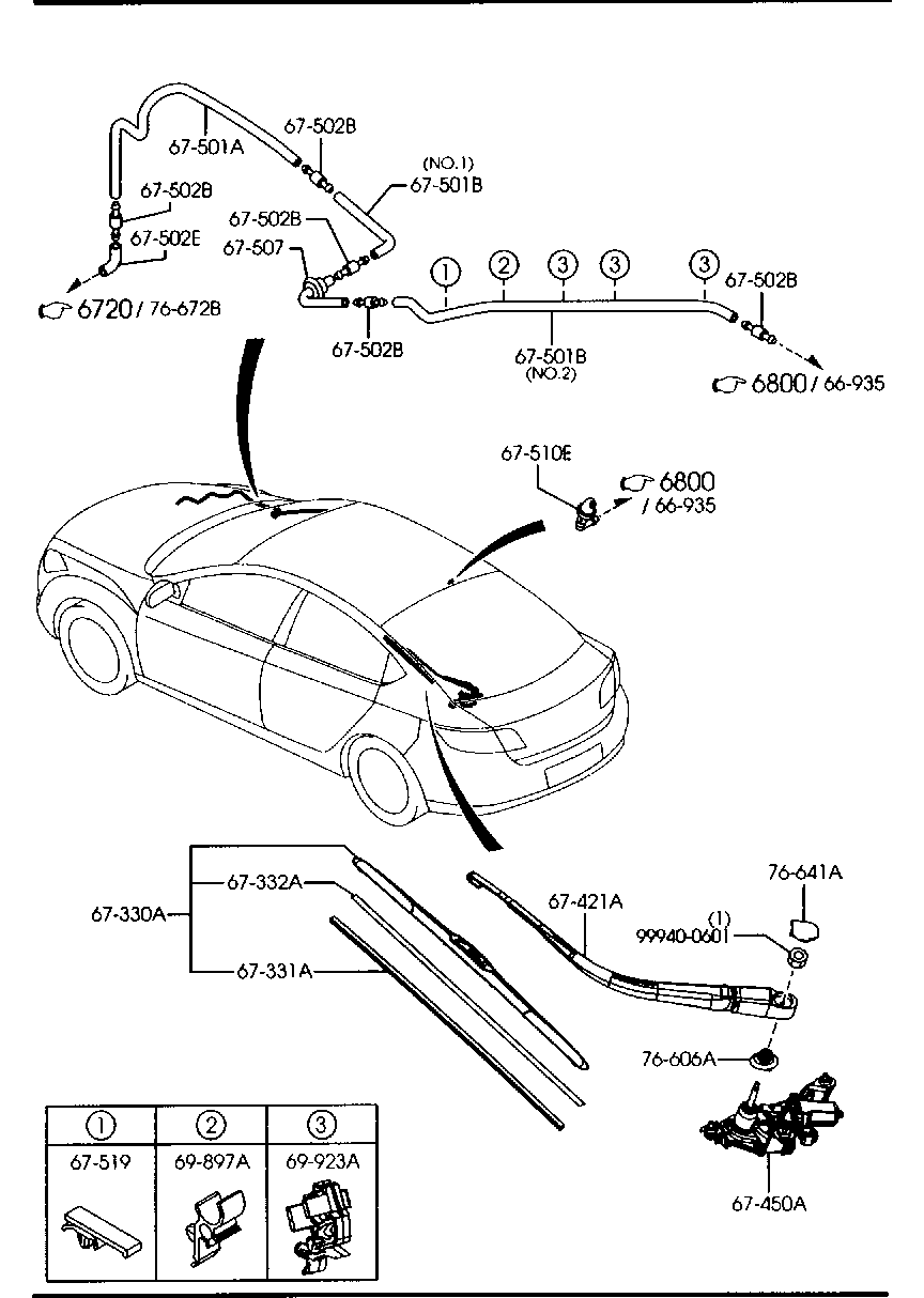 VW GS1M-67-330 - Перо на чистачка vvparts.bg