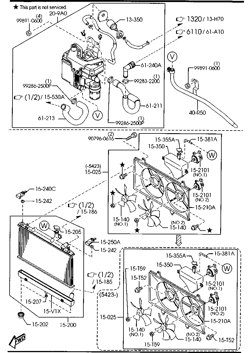 Mercury RF5C-15-200 - Капачка, радиатор vvparts.bg