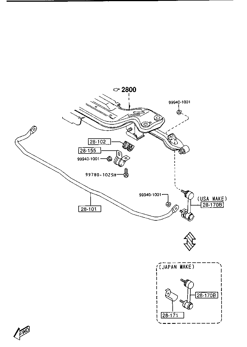 Hyundai GA2B-28-170A - Биалета vvparts.bg