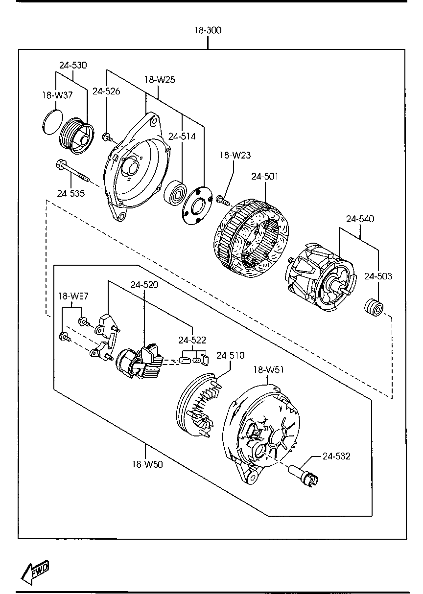 Honda R2AA1-830-0B - Генератор vvparts.bg