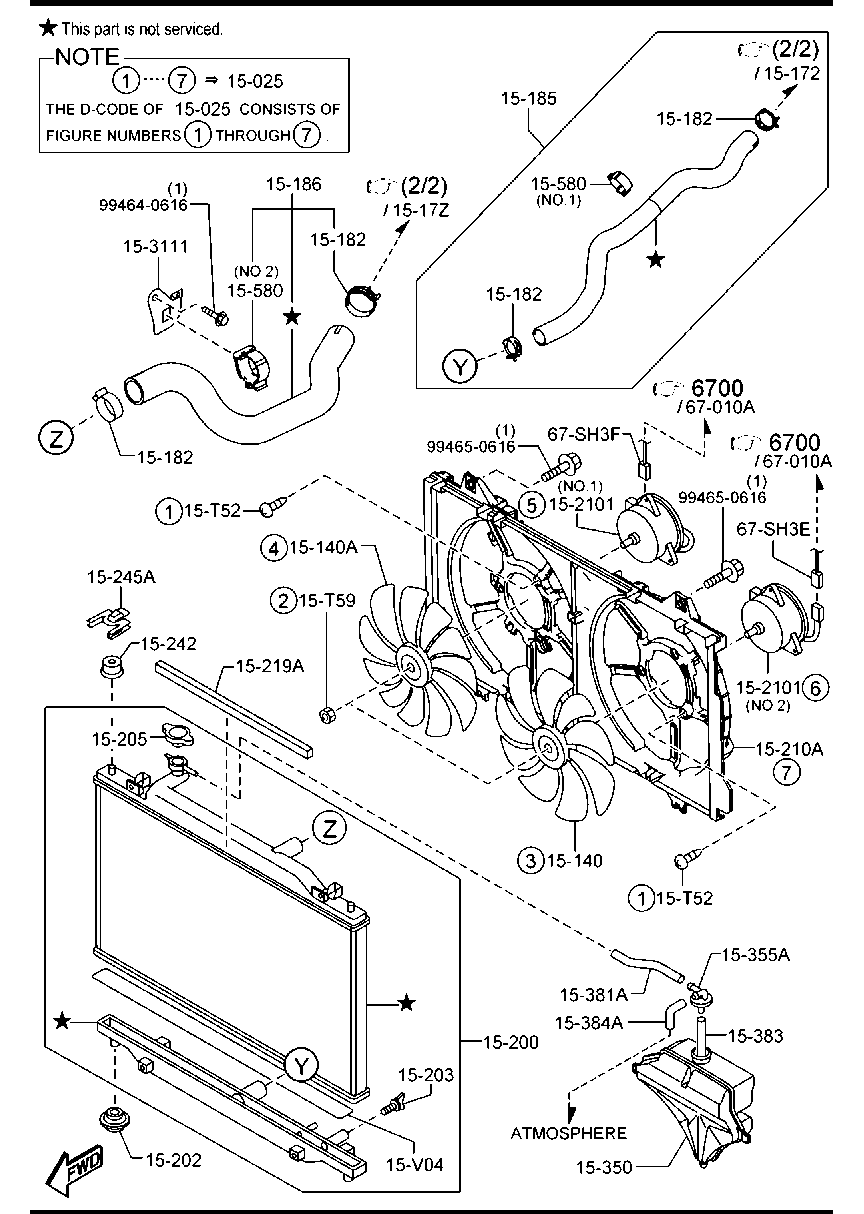 MAZDA PE11-15-205 - Капачка, радиатор vvparts.bg