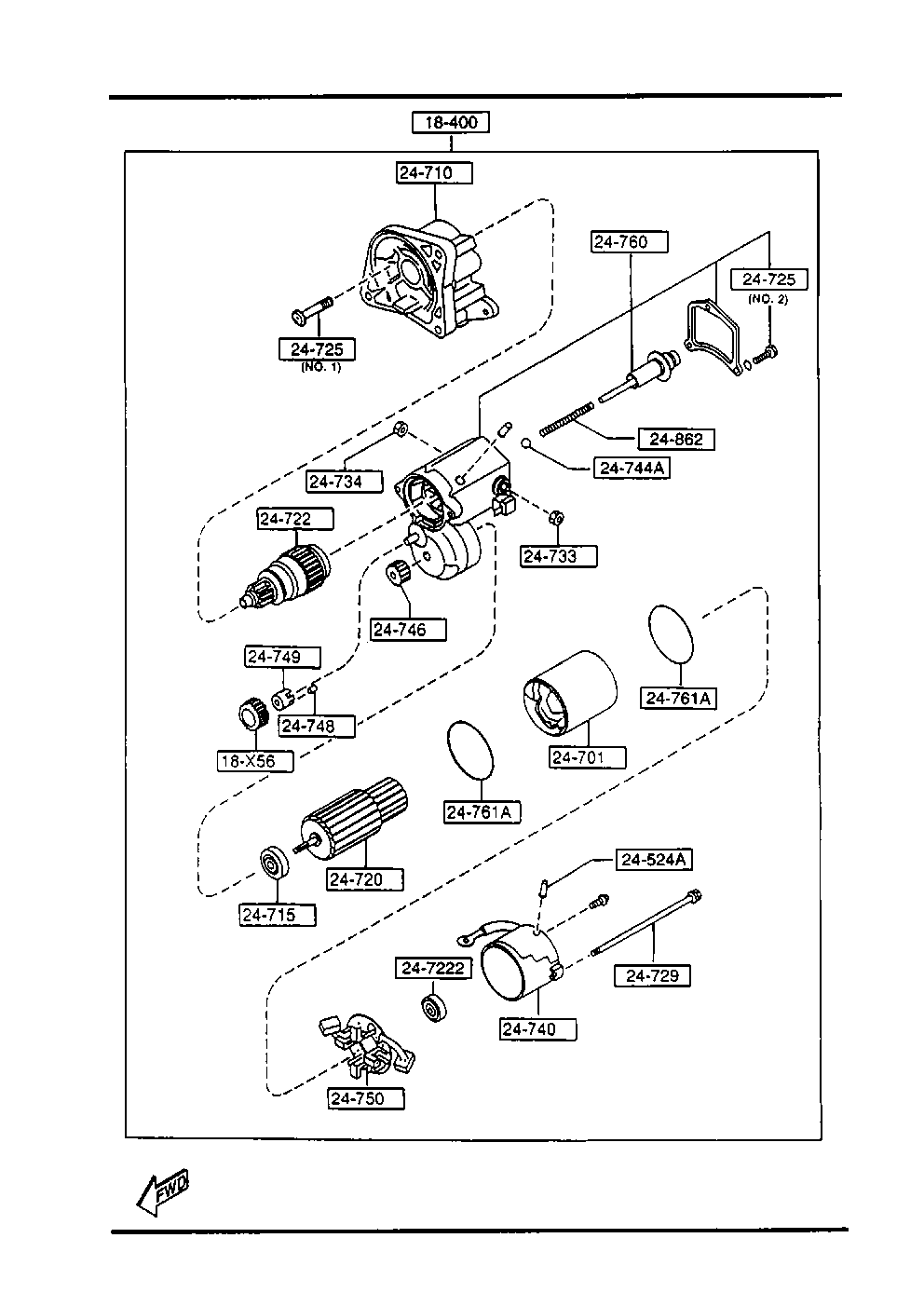 Mercury WL01-18-400 - Стартер vvparts.bg