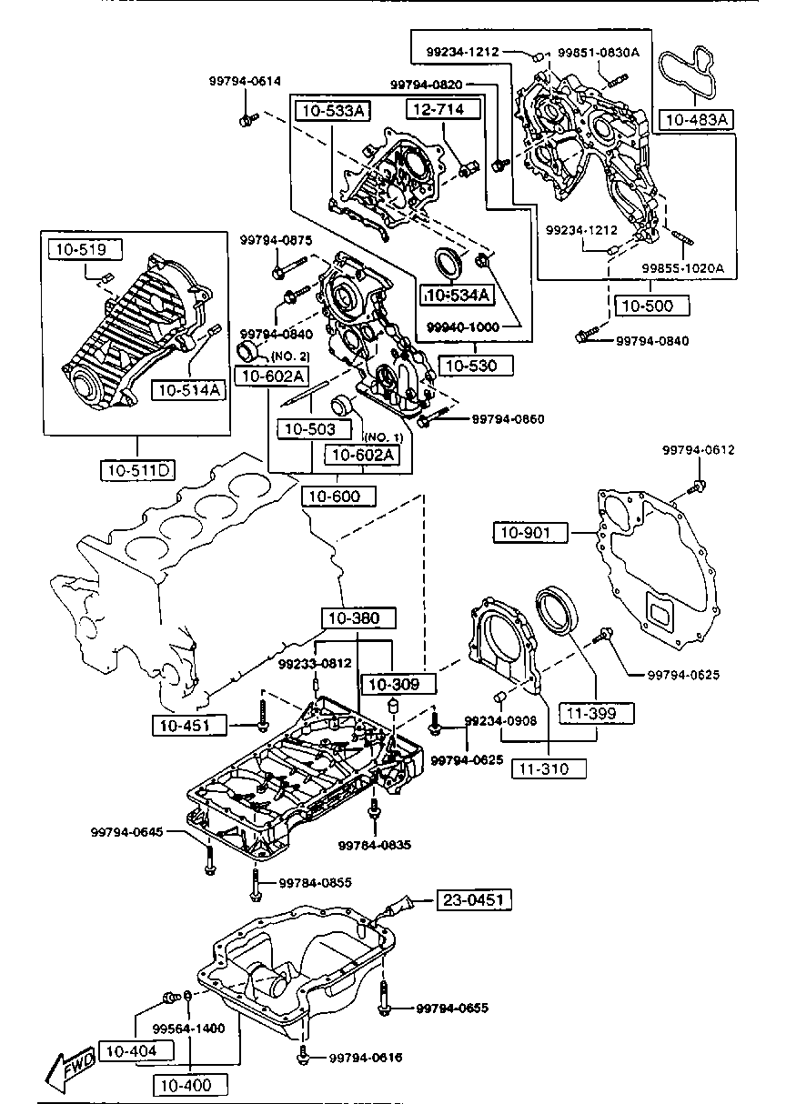 MAZDA HE03-10-404 - Болтова пробка, маслен картер vvparts.bg