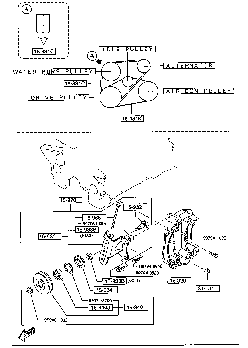 Mercury WL11-15-908 - Пистов ремък vvparts.bg