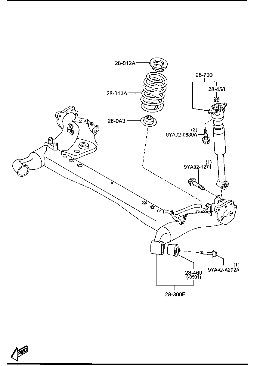 FORD DF71-28-70XC - Амортисьор vvparts.bg