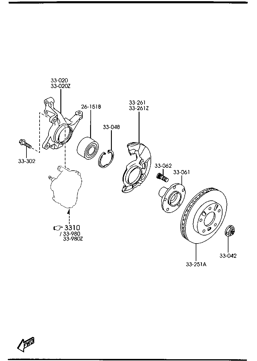 MAZDA L12Y-33-25X - Спирачен диск vvparts.bg