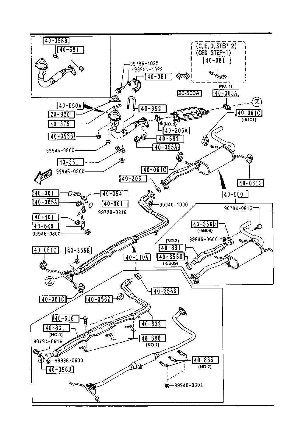 Honda B345-40-305A - Уплътнение, изпускателни тръби vvparts.bg