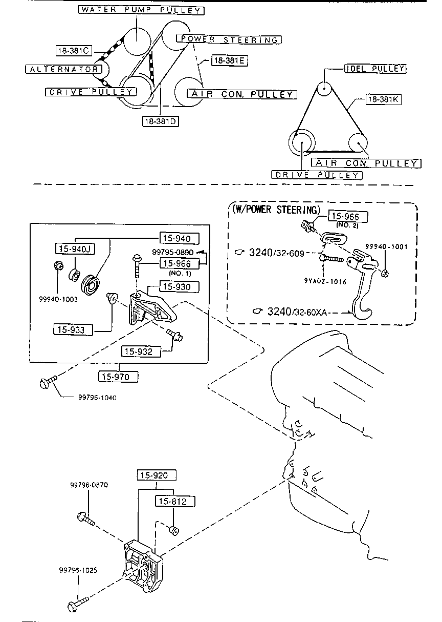 Mercury B3C7-18-381B - Пистов ремък vvparts.bg