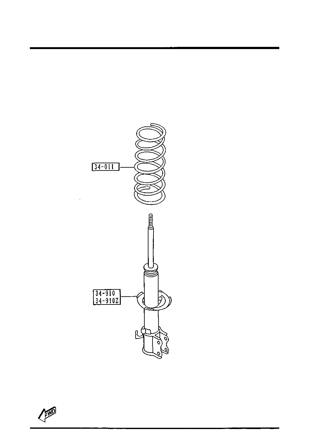 MAZDA DA97-34-900 - Амортисьор vvparts.bg