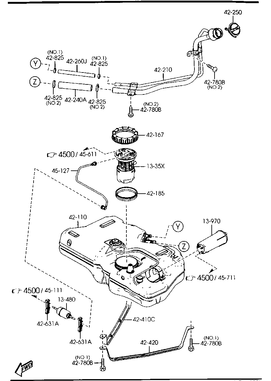 Mercury D350-13-480 - Горивен филтър vvparts.bg