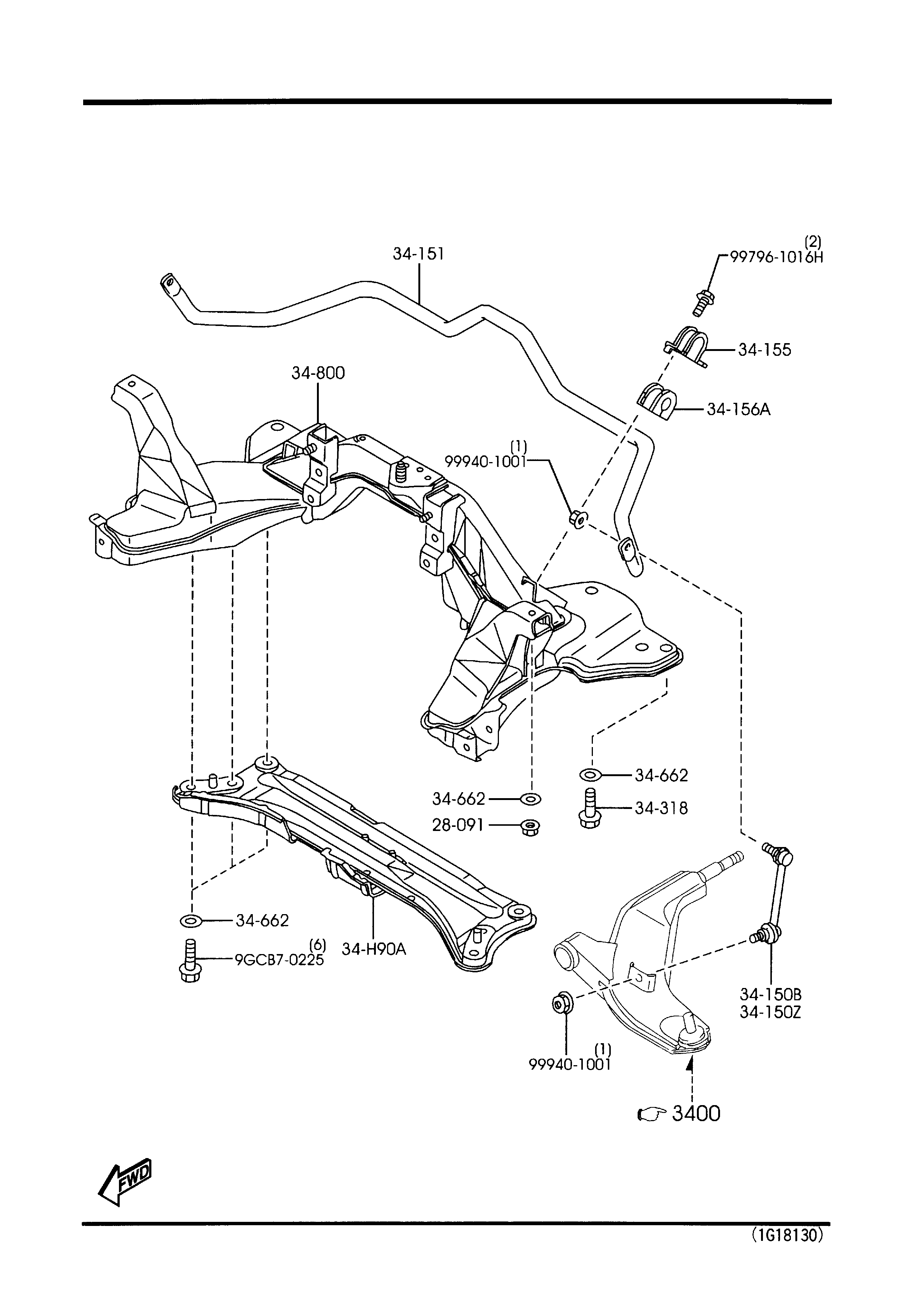 MAZDA GD1E-34-170 - Биалета vvparts.bg