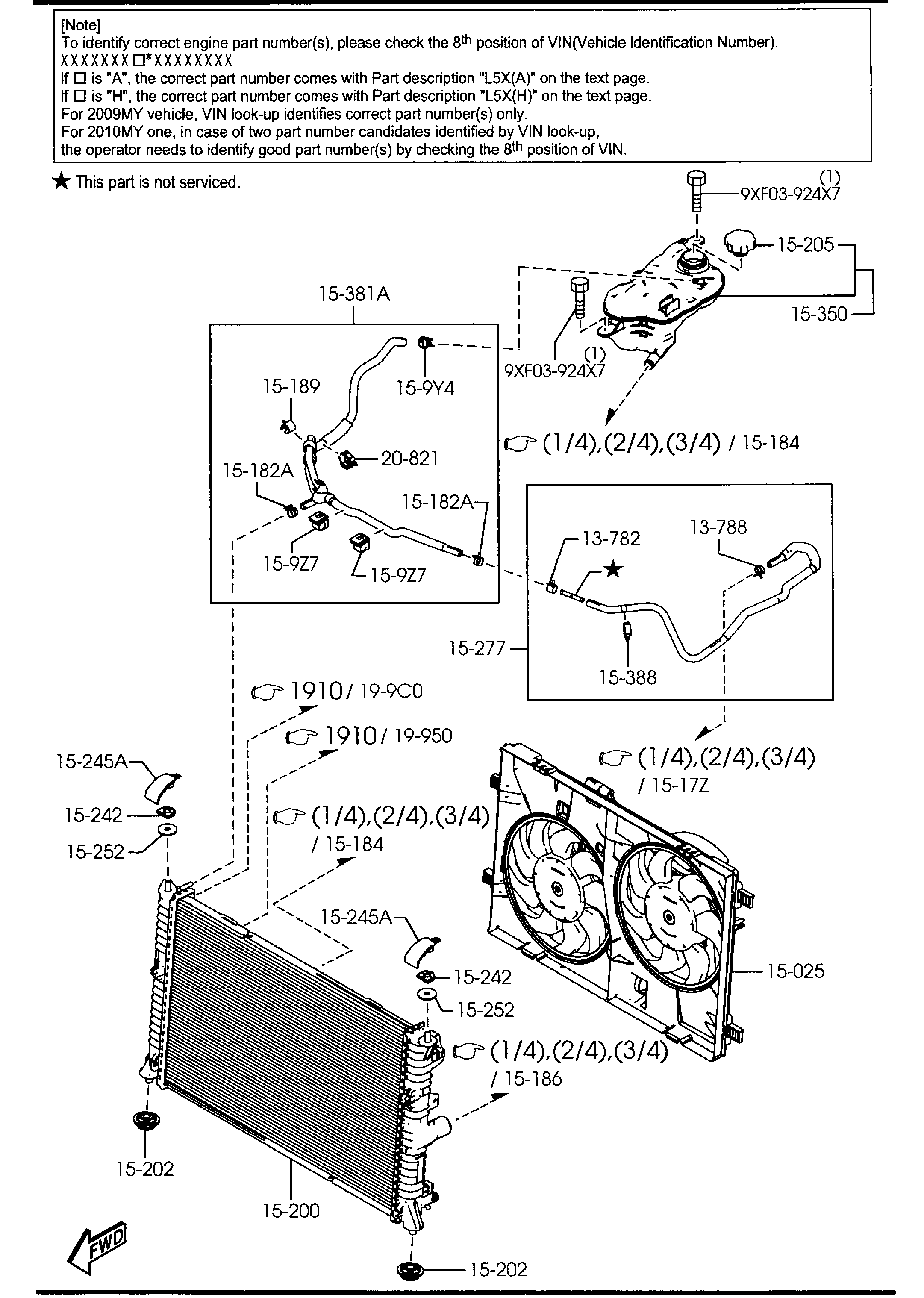 MAZDA LF94-15-169 - Уплътнение, фланец на охладителната течност vvparts.bg