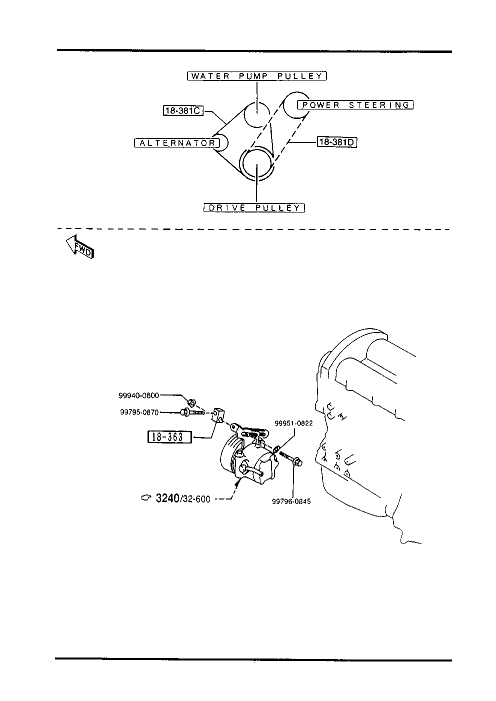 KIA B61P-15-907A - Пистов ремък vvparts.bg