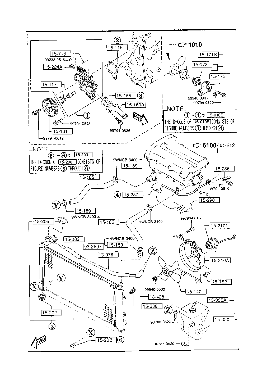 MAZDA K802-15-202 - Радиатор, охлаждане на двигателя vvparts.bg