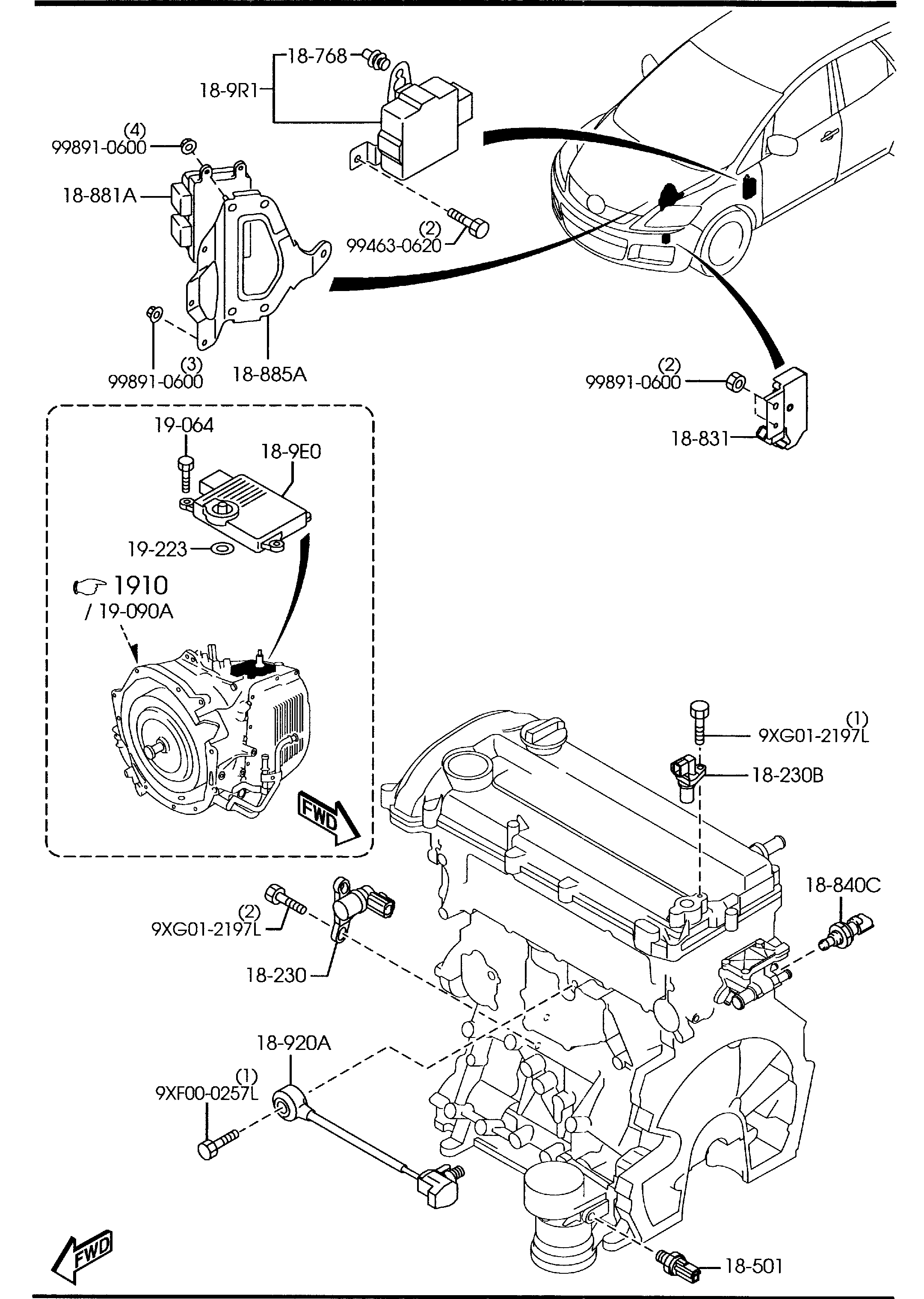 MAZDA L33M-18-861B - Ламбда-сонда vvparts.bg