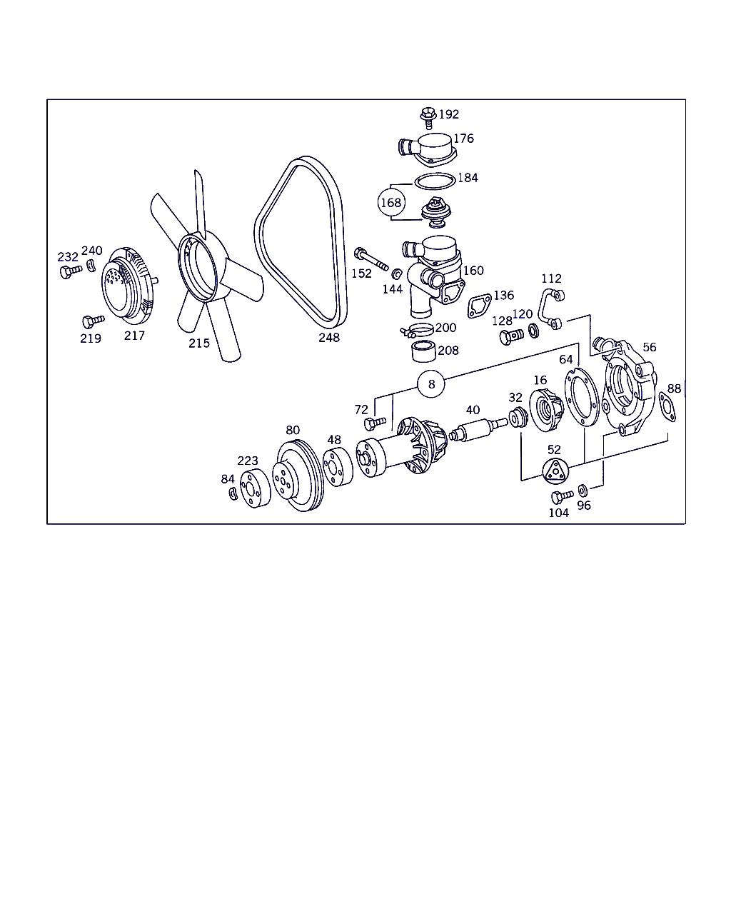 Mercedes-Benz A 617 200 18 15 - Термостат, охладителна течност vvparts.bg