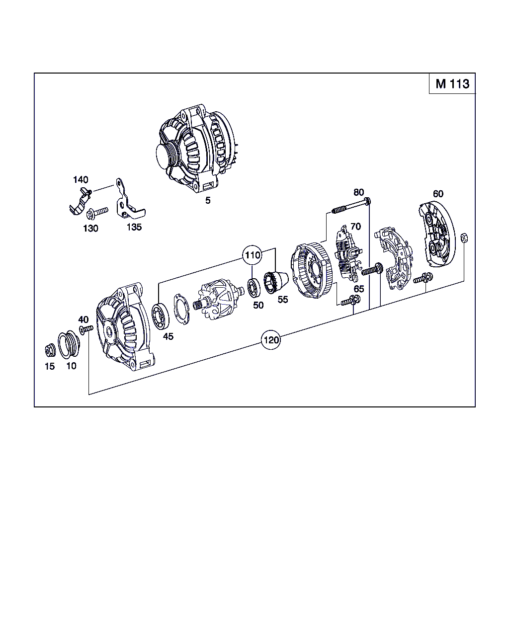 Mercedes-Benz A 011 154 32 02 - Генератор vvparts.bg