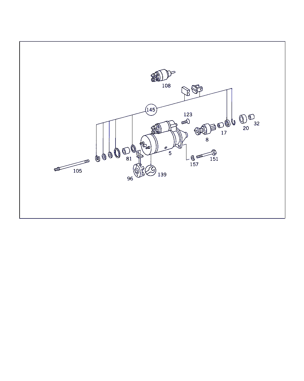 Evobus A 004 151 65 01 - Стартер vvparts.bg