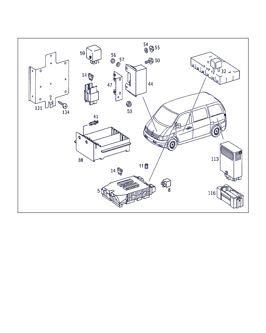 Mercedes-Benz A 638 821 00 47 - Реле, работен ток vvparts.bg