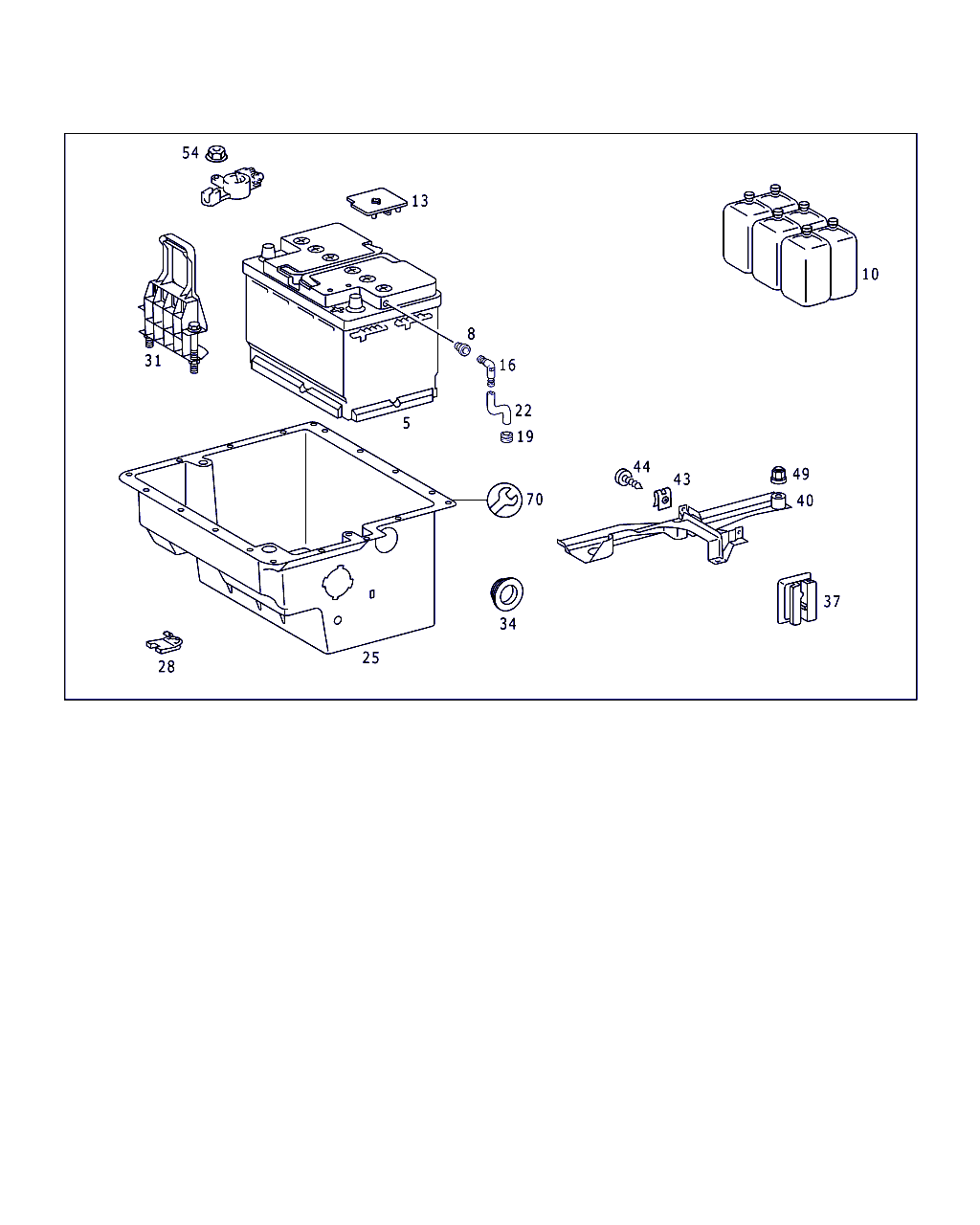 Evobus A 003 541 75 01 - BATTERY vvparts.bg