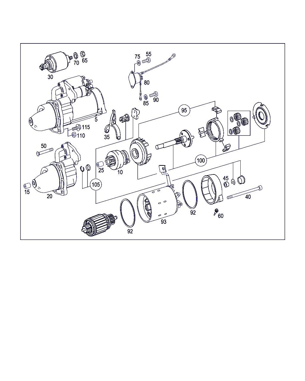 Mercedes-Benz A 004 151 62 01 - Стартер vvparts.bg