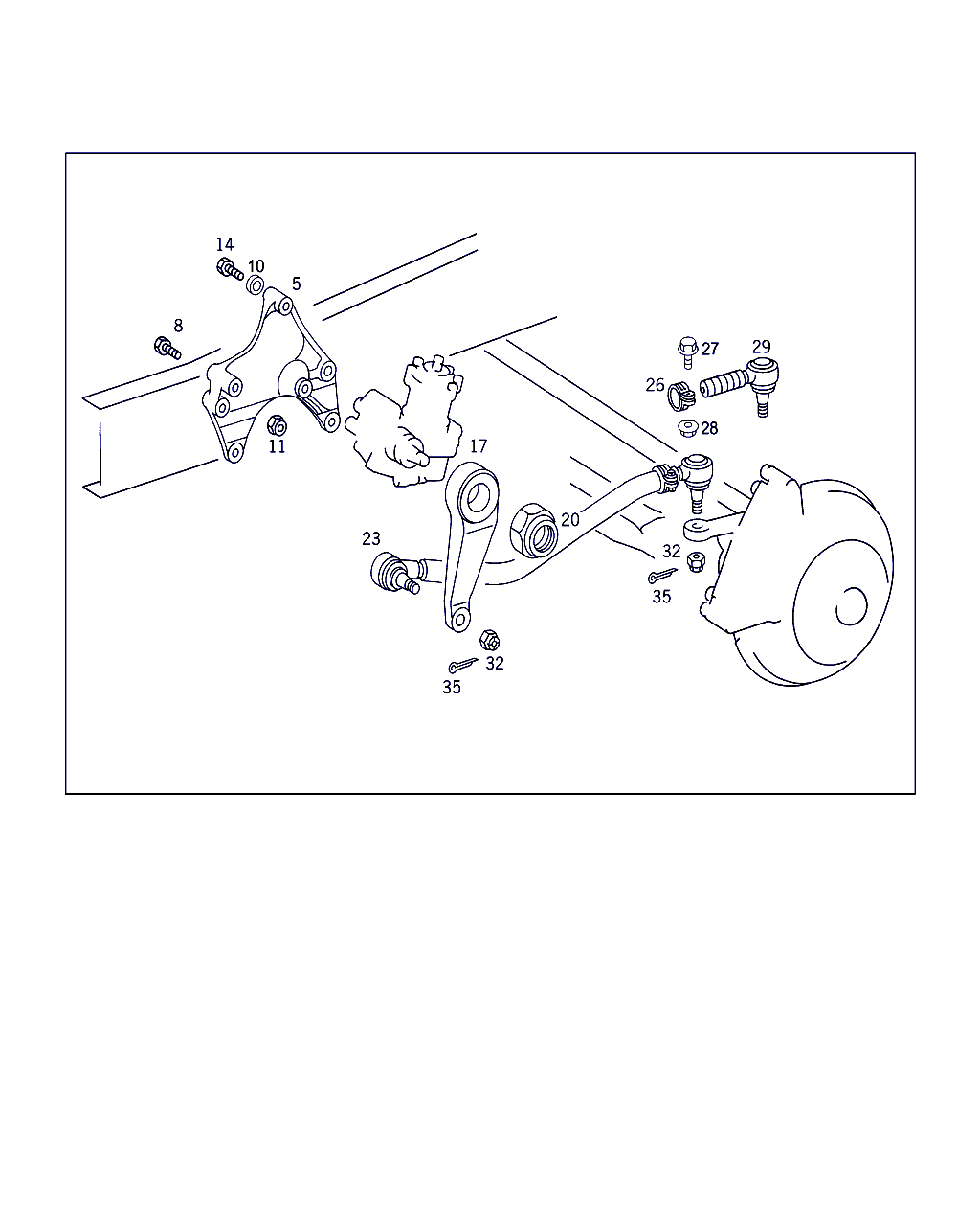 Mercedes-Benz A 667 460 15 05 - Кормилна щанга vvparts.bg