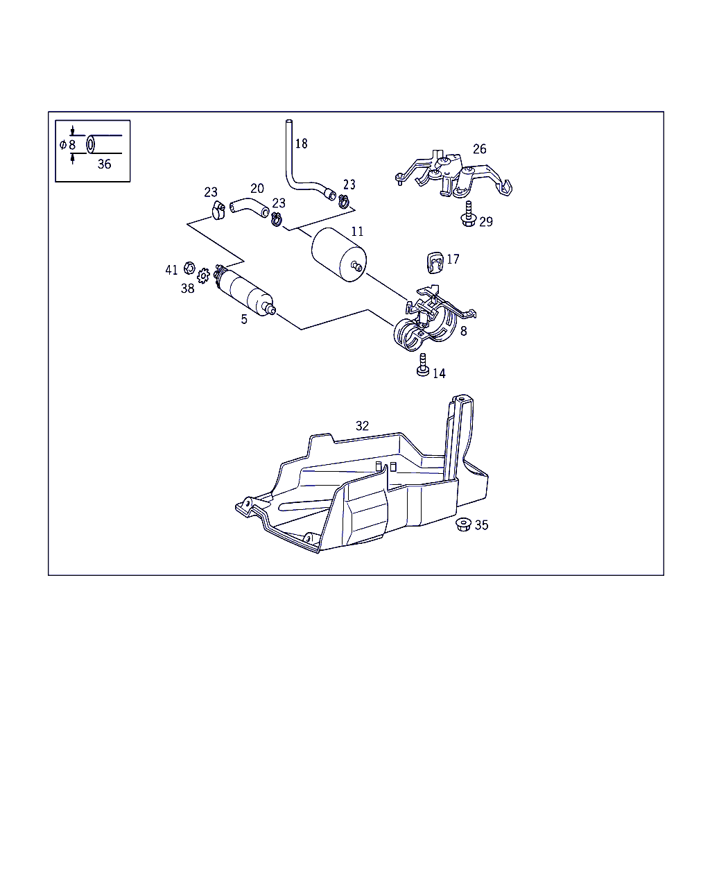 Mercedes-Benz A 003 091 53 01 - Горивна помпа vvparts.bg