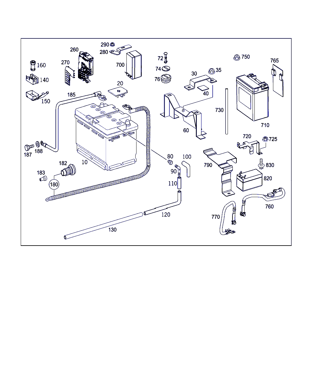 Mercedes-Benz A 005 541 10 01 - Стартов акумулатор vvparts.bg