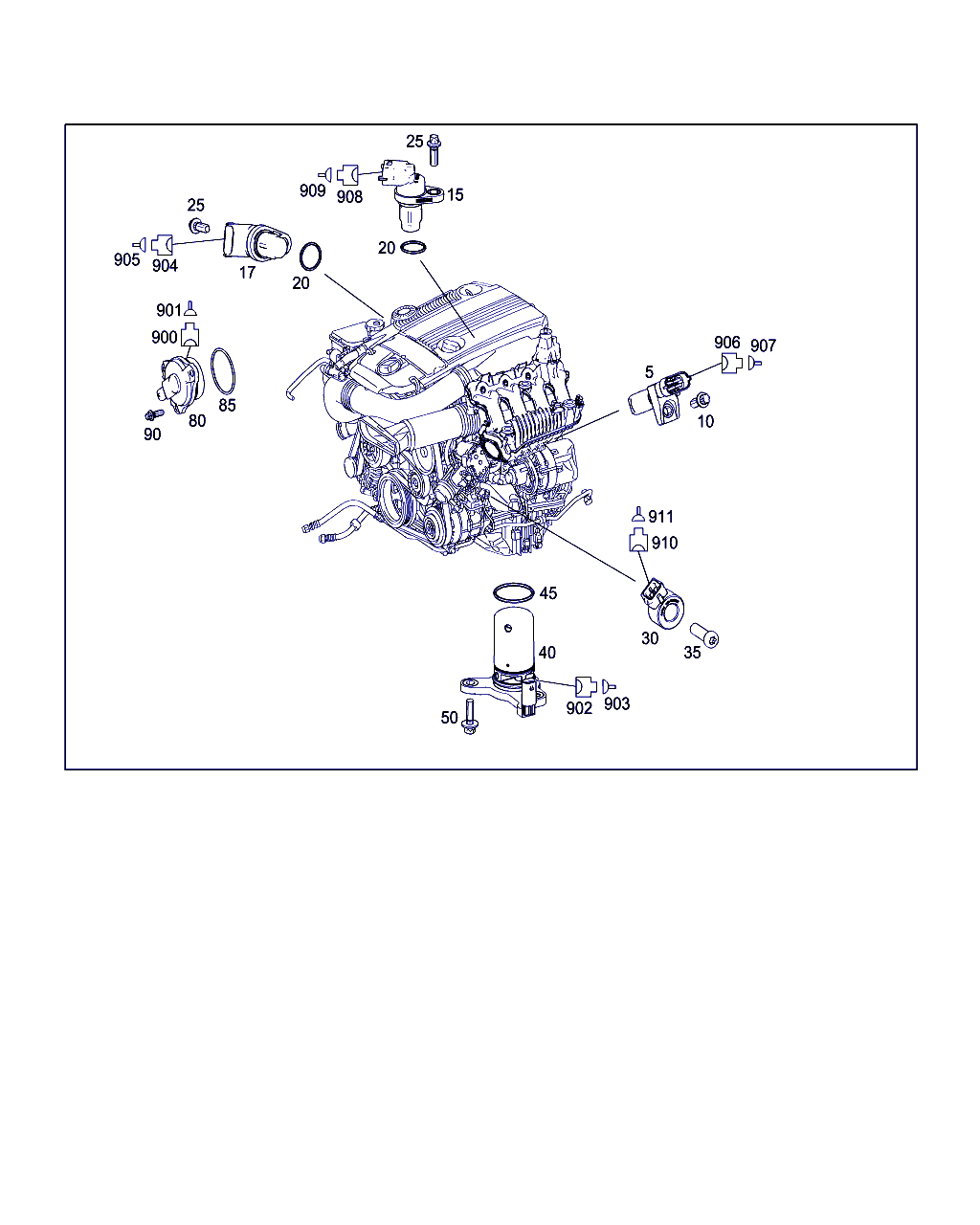 Mercedes-Benz A 272 905 01 43 - Импулсен датчик, колянов вал vvparts.bg