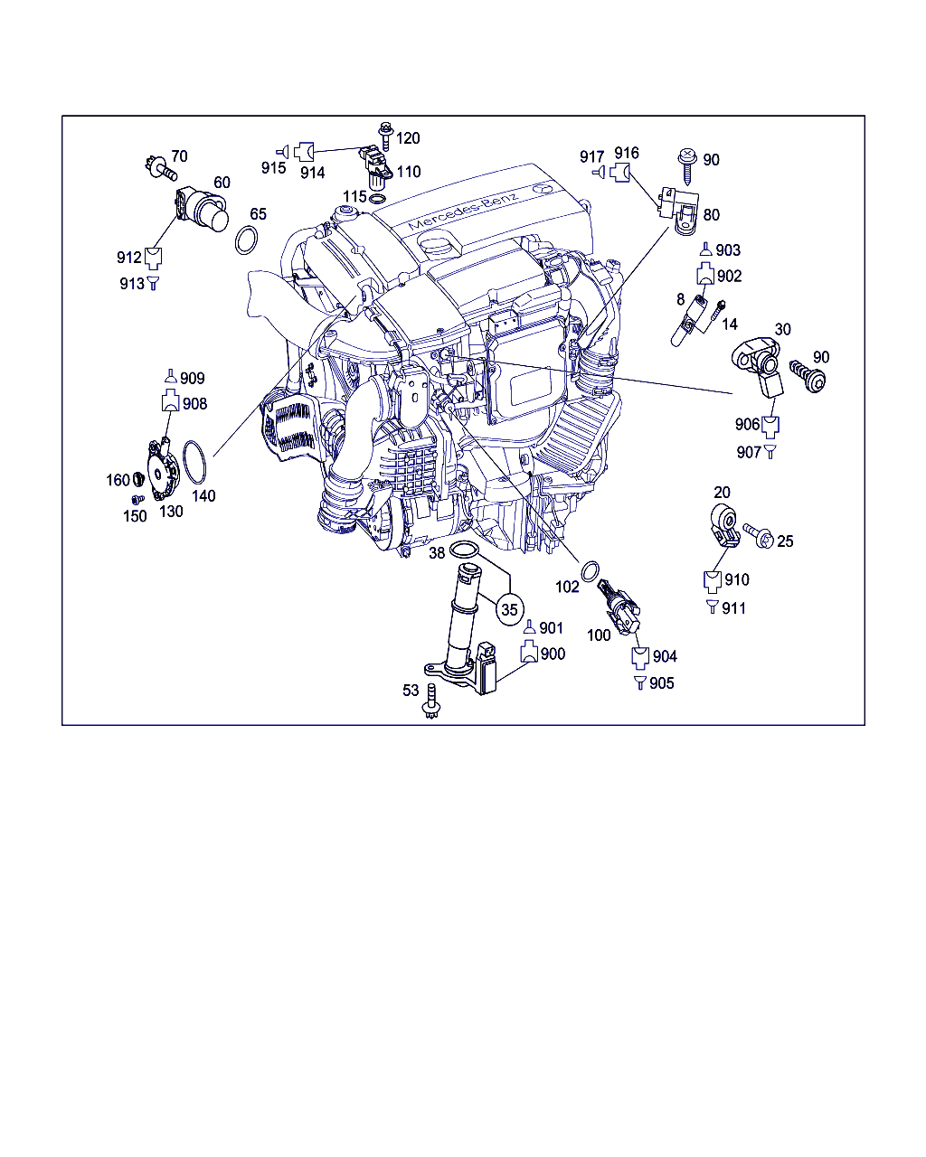 Mercedes-Benz A 004 153 60 28 - Импулсен датчик, колянов вал vvparts.bg