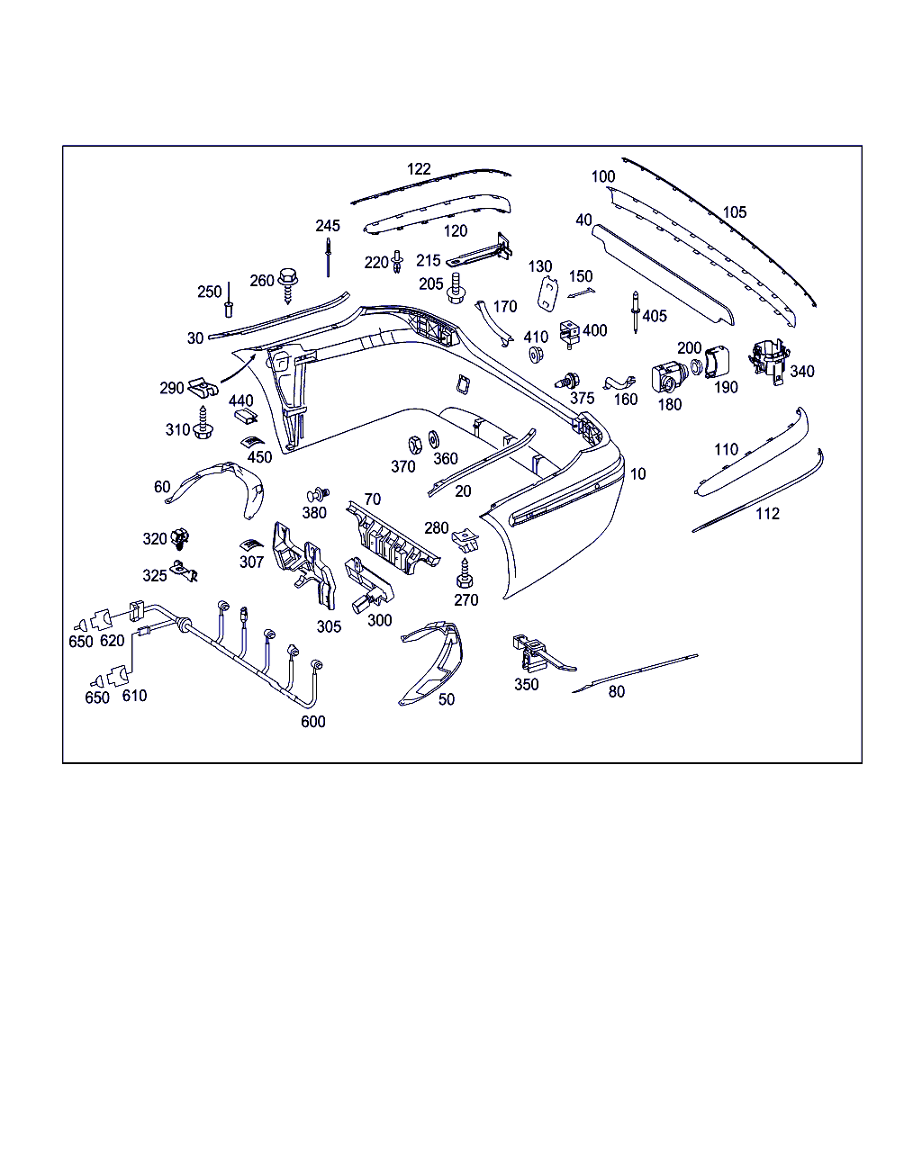 Mercedes-Benz A 211 885 27 21 - Покривна / защитна лайсна, броня vvparts.bg