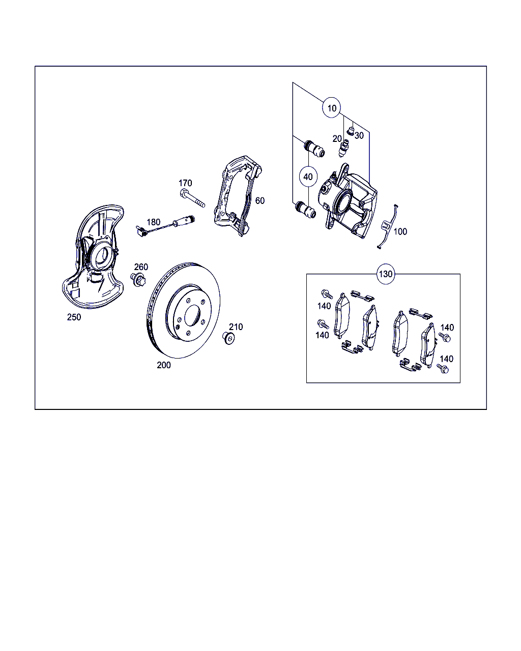 Mercedes-Benz (BBDC) A 000 421 30 12 - Спирачен диск vvparts.bg