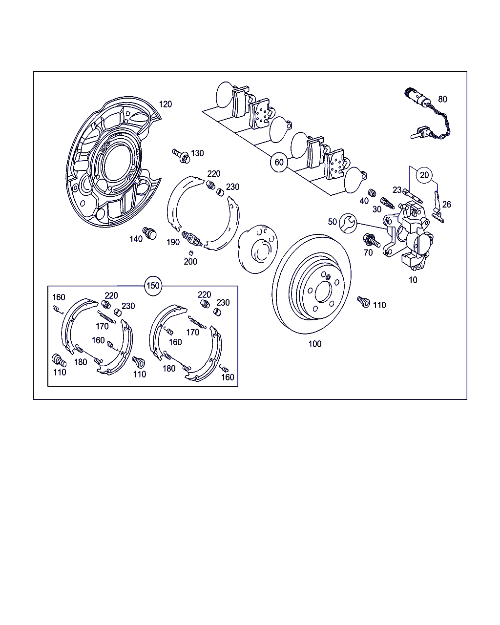 Mercedes-Benz A 203 423 01 12 - Спирачен диск vvparts.bg