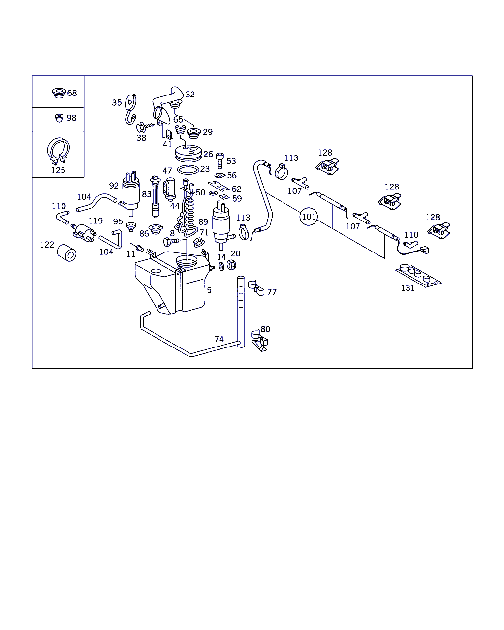 Mercedes-Benz A 140 869 00 21 - Водна помпа за миещо устр., почистване на стъклата vvparts.bg