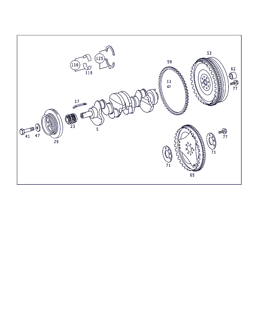 Mercedes-Benz A 611 030 04 05 - Маховик vvparts.bg