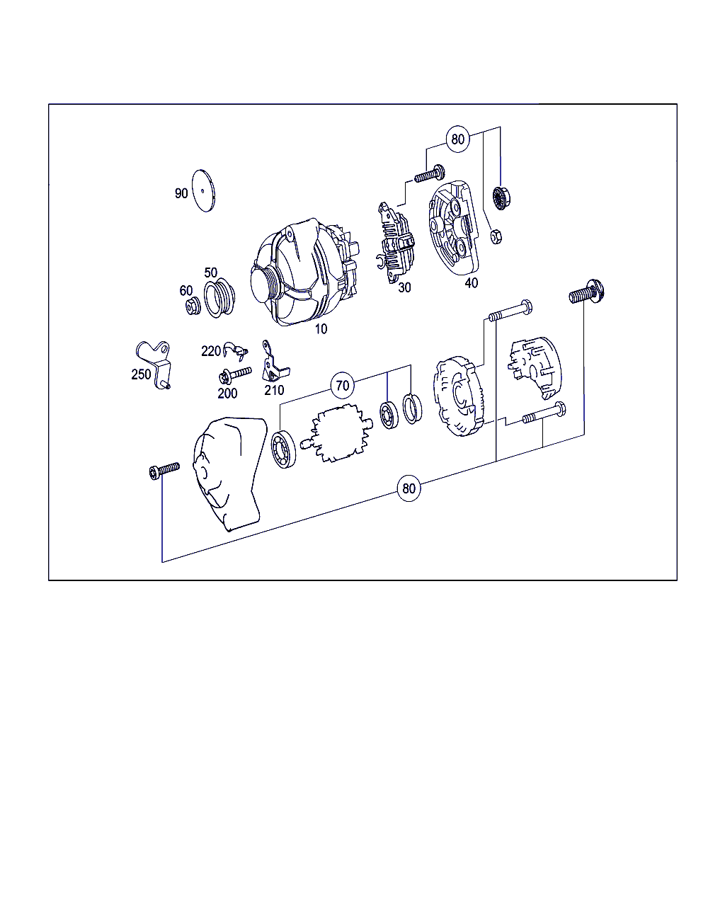 Mercedes-Benz A 012 154 89 02 - Генератор vvparts.bg