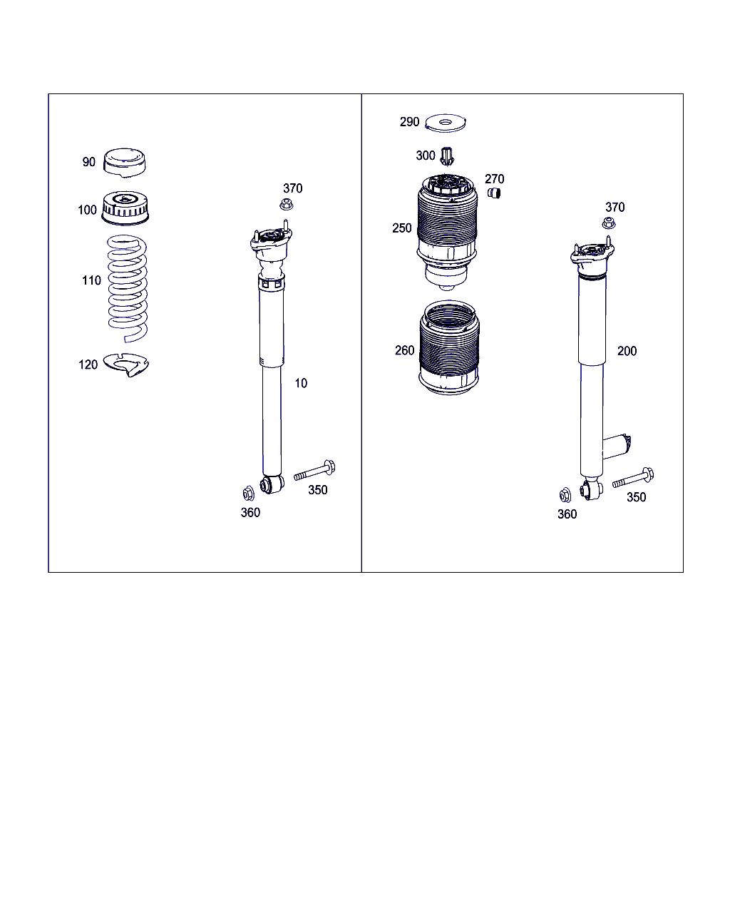 Mercedes-Benz A 212 320 46 30 - Амортисьор vvparts.bg