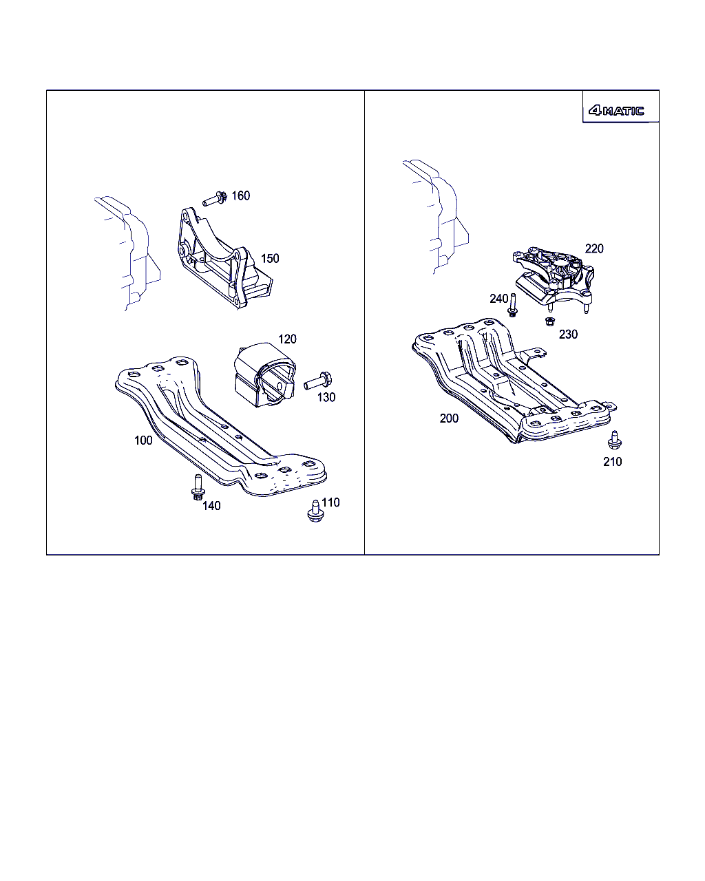 Mercedes-Benz A 212 240 08 18 - Тампон, ръчна скоростна кутия vvparts.bg