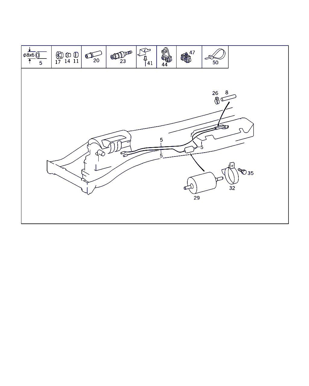 Mercedes-Benz A 002 477 26 01 - Горивен филтър vvparts.bg