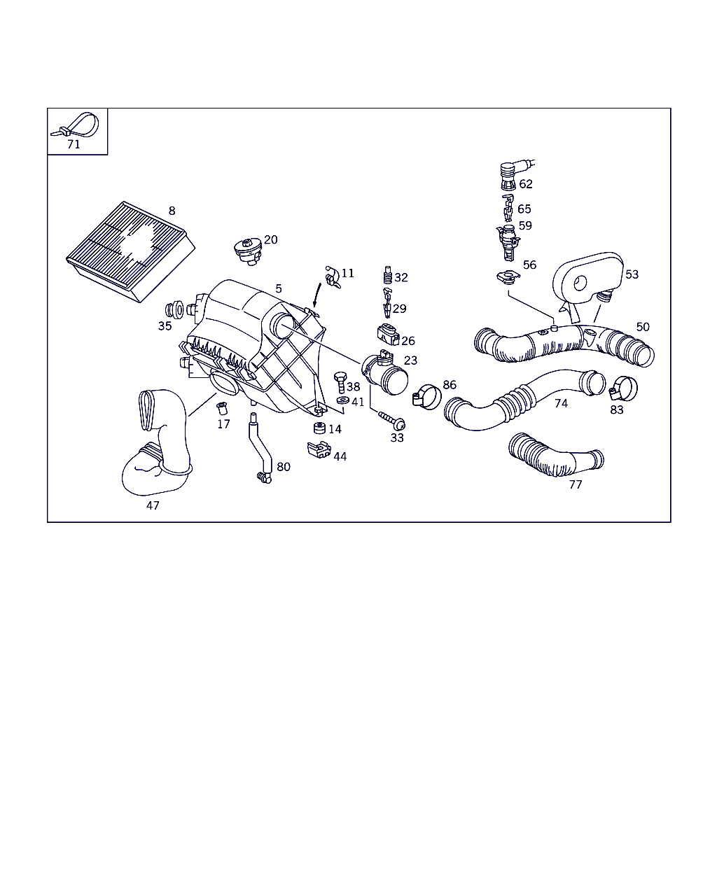 Mercedes-Benz A 000 090 25 01 - Горивен филтър vvparts.bg