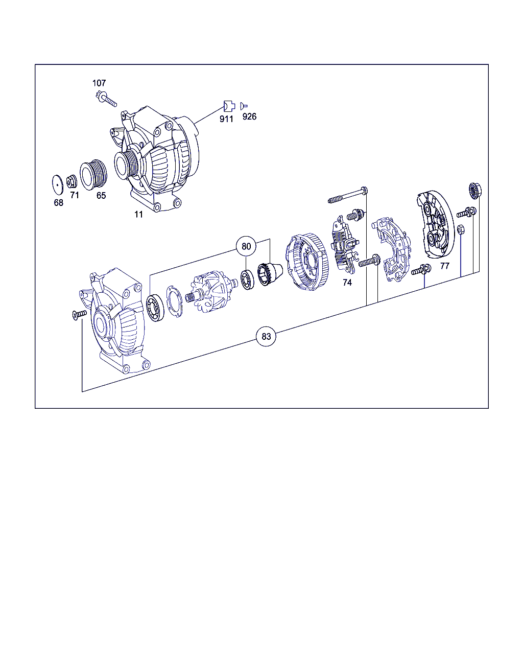 Mercedes-Benz A 012 154 59 02 - Генератор vvparts.bg