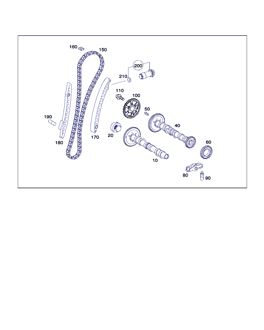 Mercedes-Benz A 640 050 03 16 - Направляваща шина (плъзгач), ангренажна верига vvparts.bg