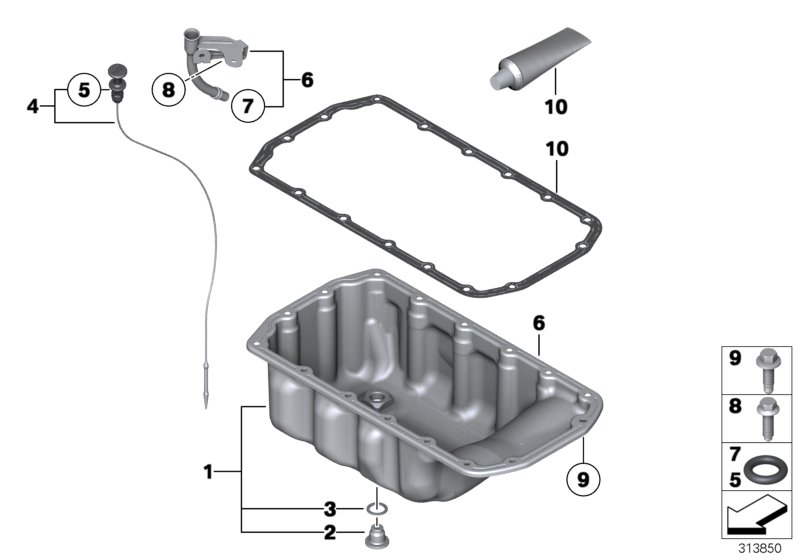 BMW 11 13 7 546 275 - Уплътнителен пръстен, пробка за източване на маслото vvparts.bg